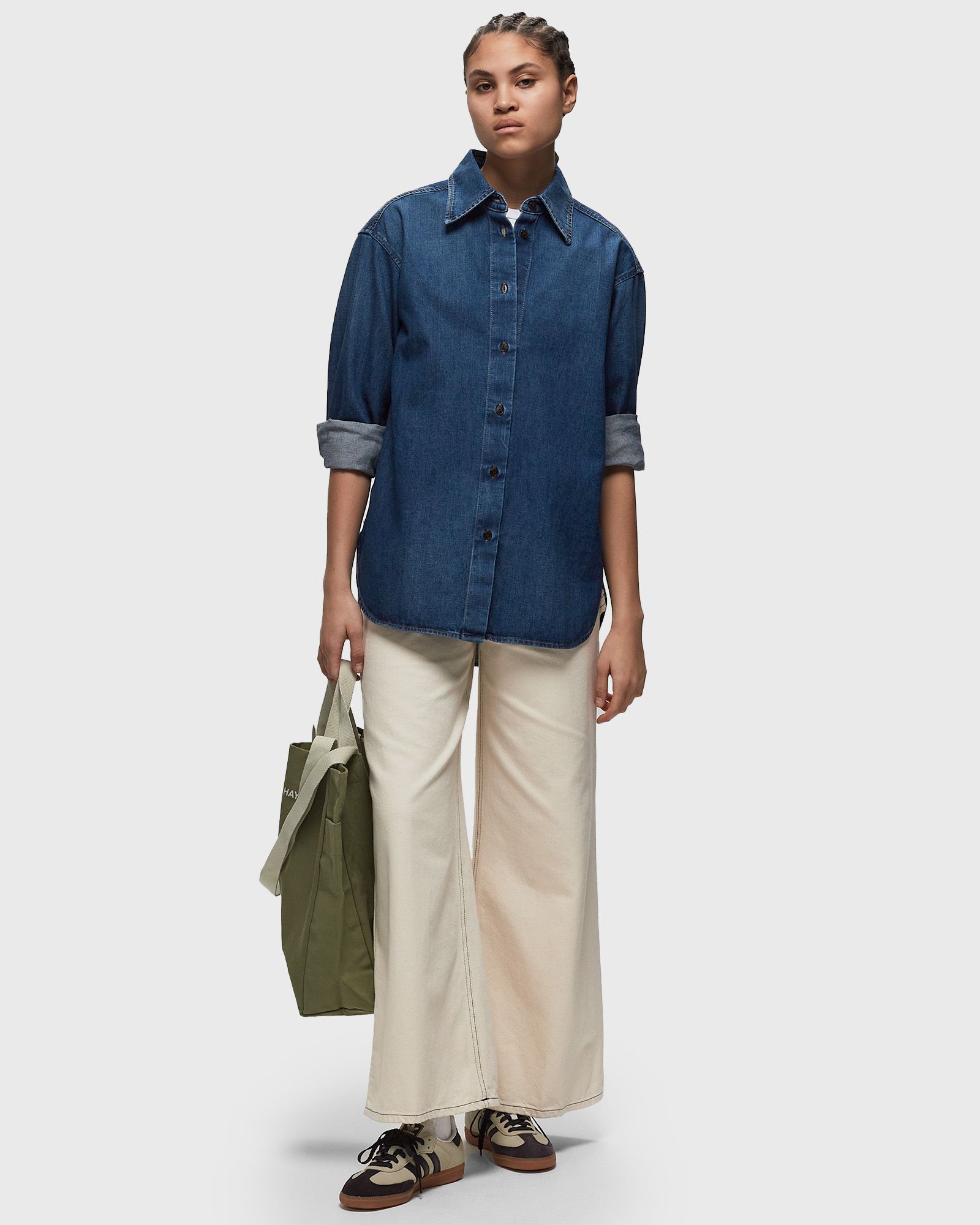 BOXY LONGE SLEEVE SHIRT