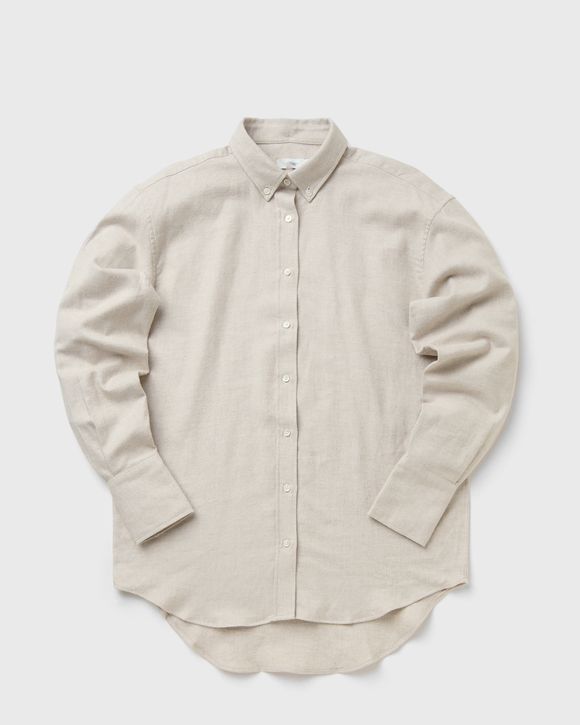 CLOSED WMNS BUTTON DOWN SHIRT Grey | BSTN Store
