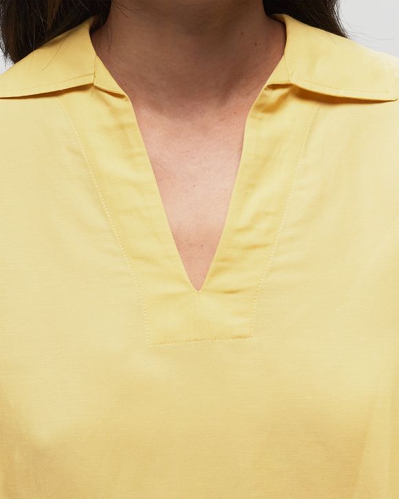 Short sleeved hot sale yellow tunic