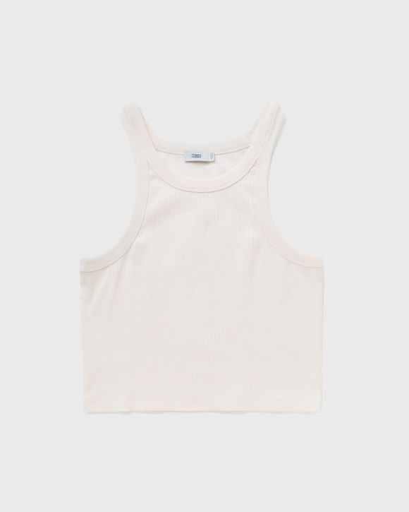 CLOSED pleated tank top White - IVORY