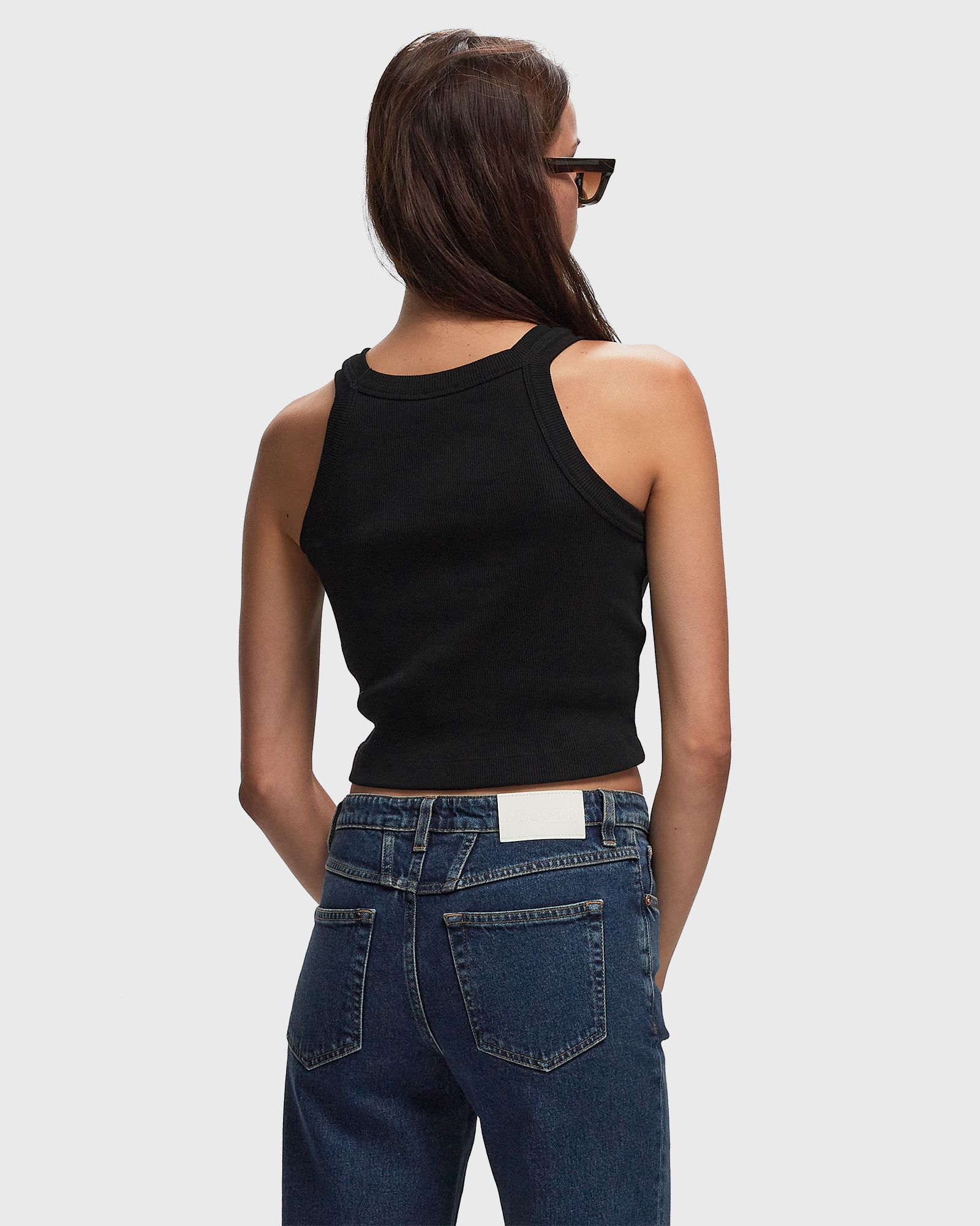 CROPPED RACER TOP