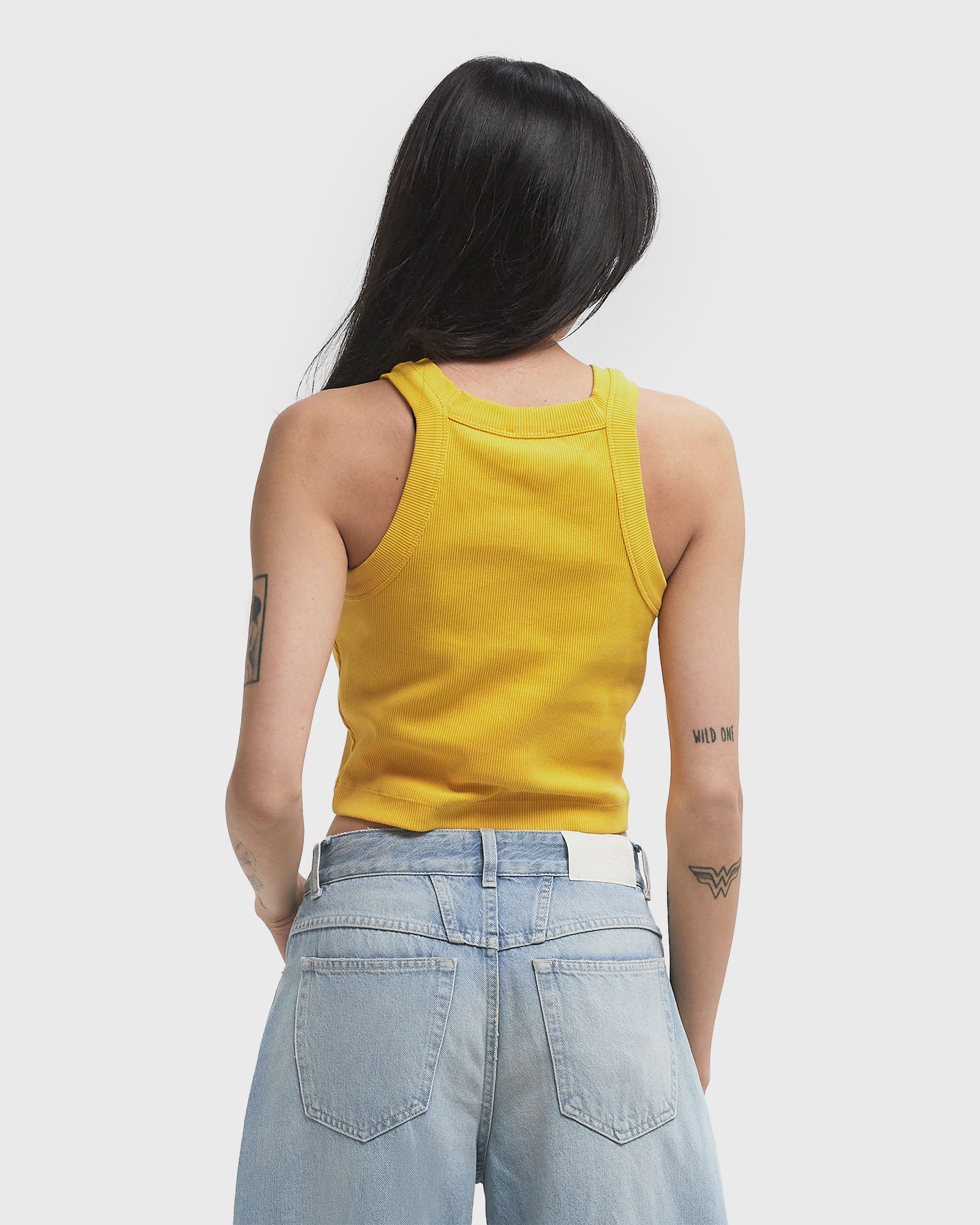 CROPPED RACER TOP