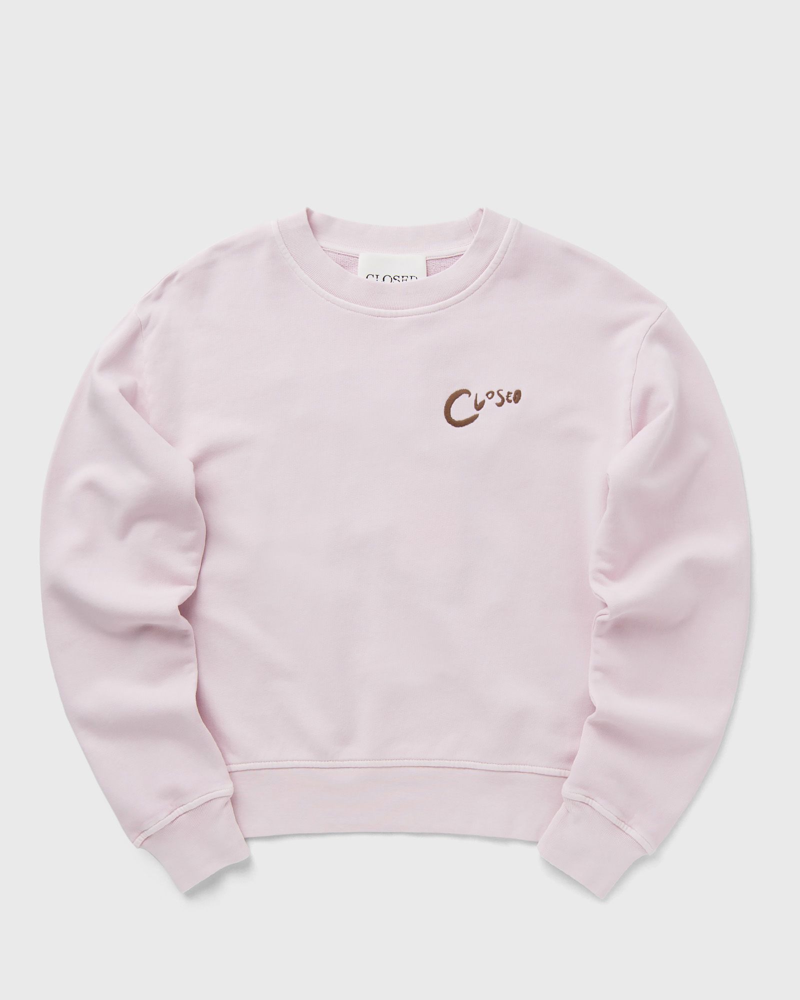 CLOSED EMBROIDERED SWEATSHIRT Pink | BSTN Store