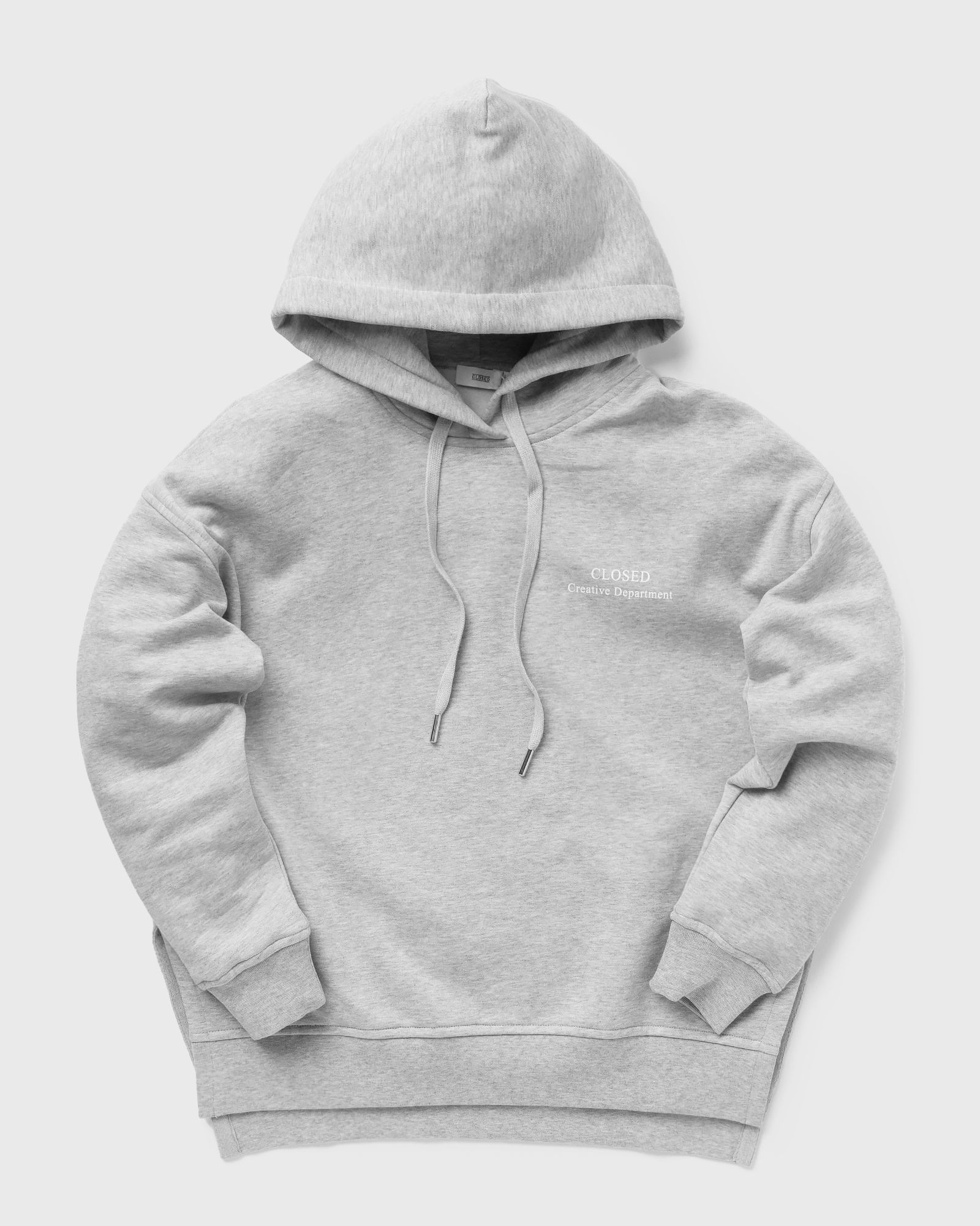 relaxed printed hoodie