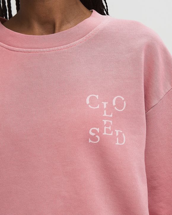 CLOSED PRINTED SWEATSHIRT Pink | BSTN Store