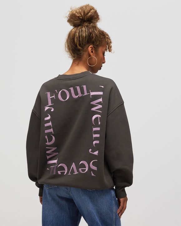EMBROIDERED OVERSIZE CREW