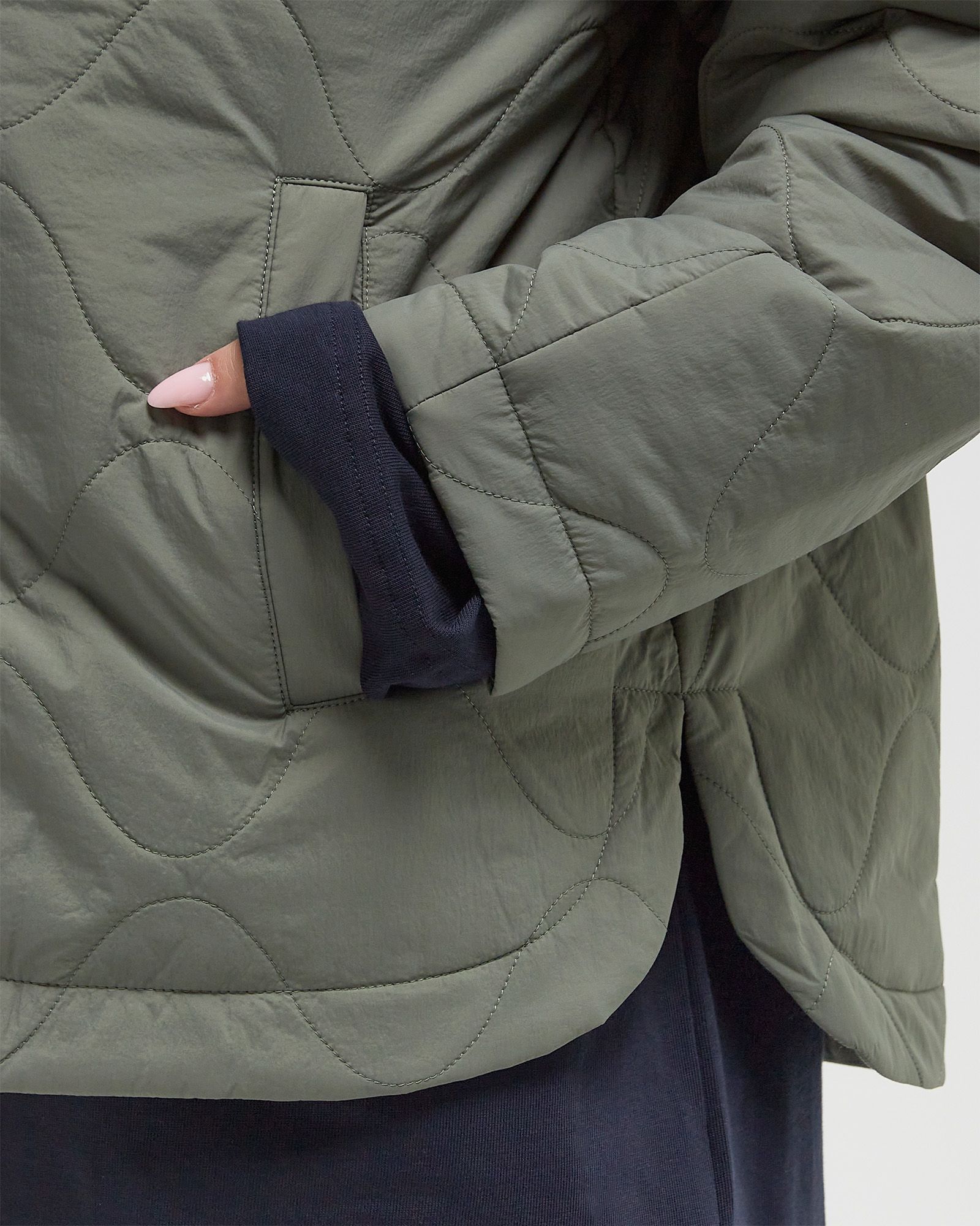 SHORT QUILTED BLOUSON