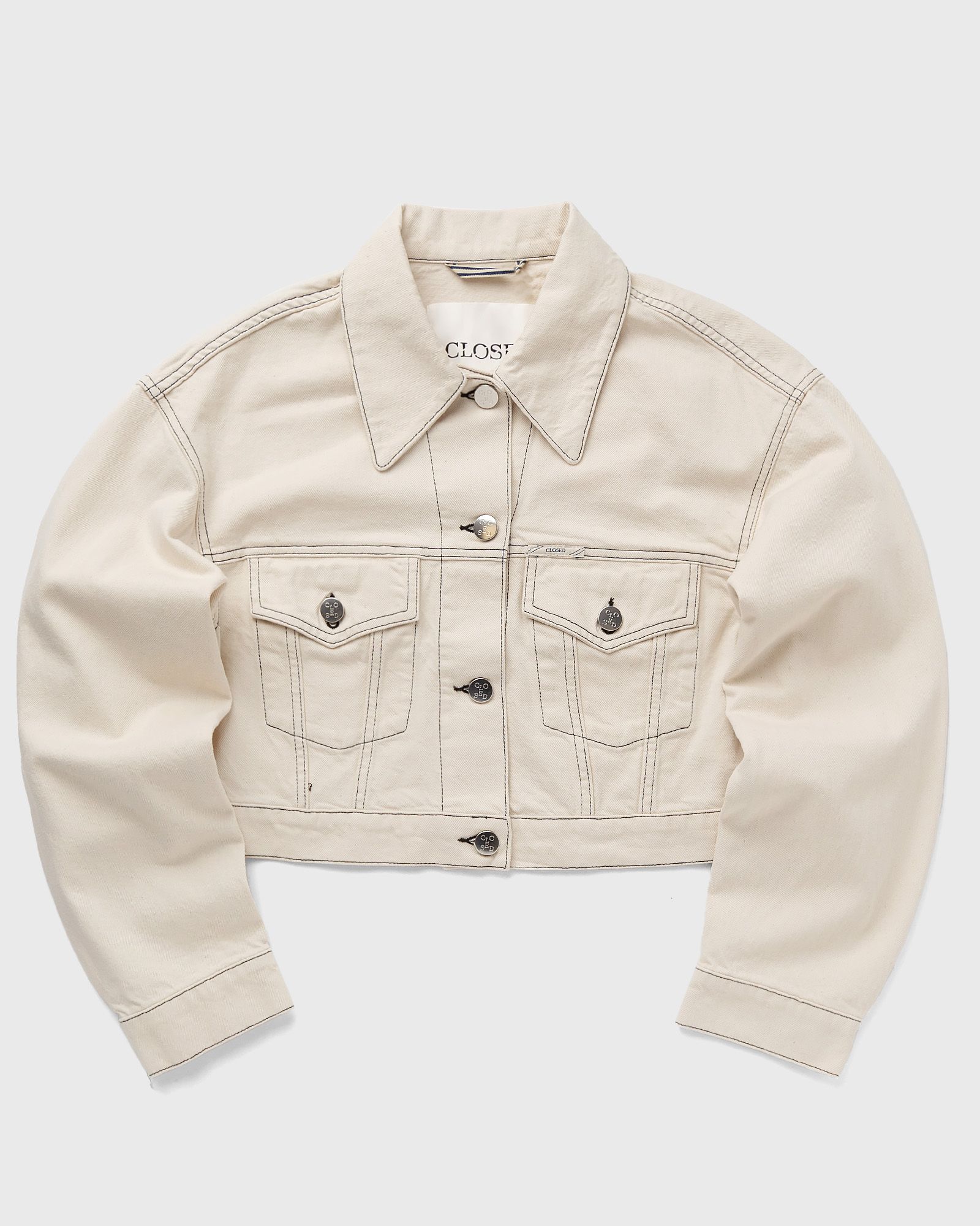 CLOSED - boxy denim jacket women denim jackets white in größe:xs