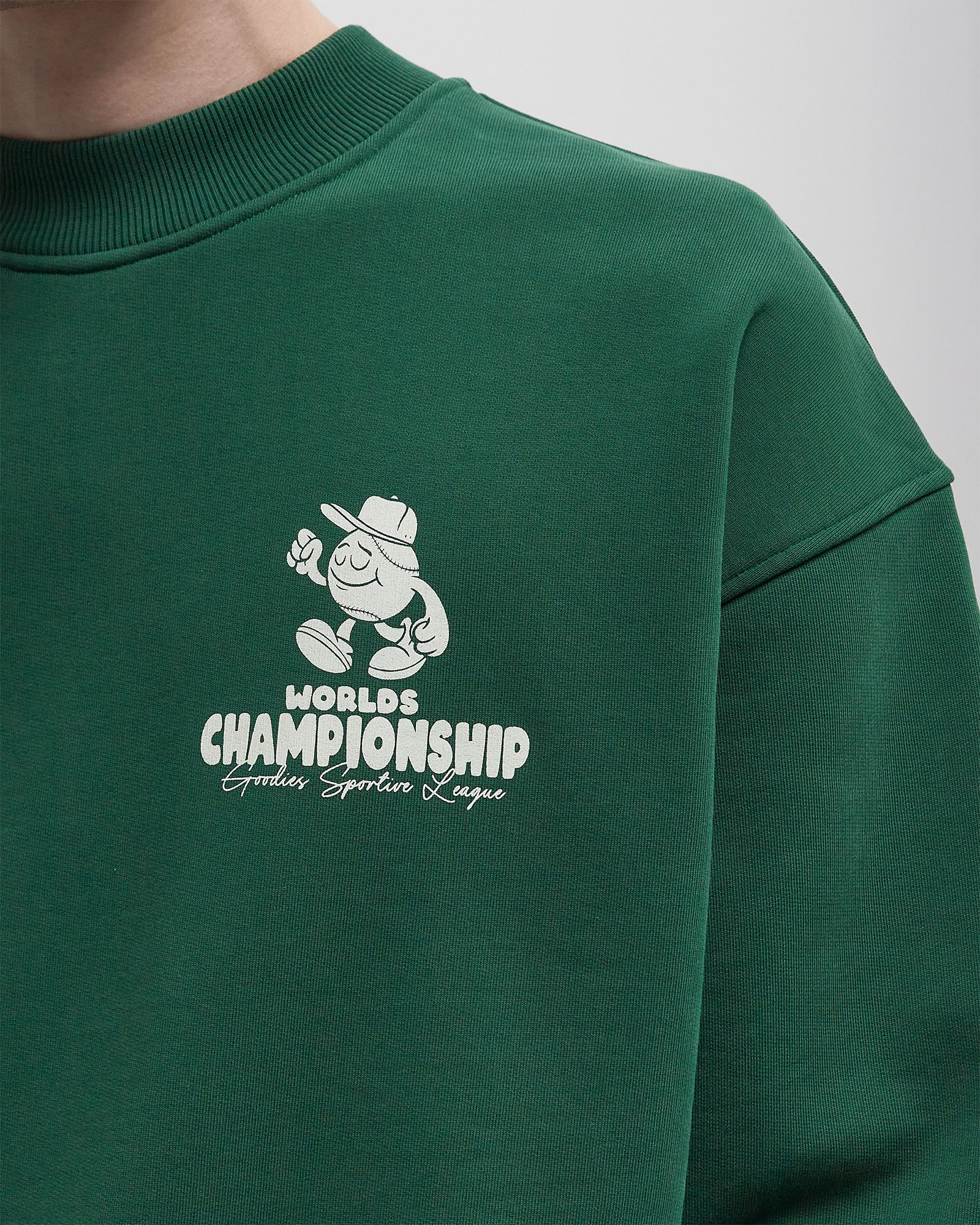 550G CHAMPIONSHIP GREEN CREWNECK