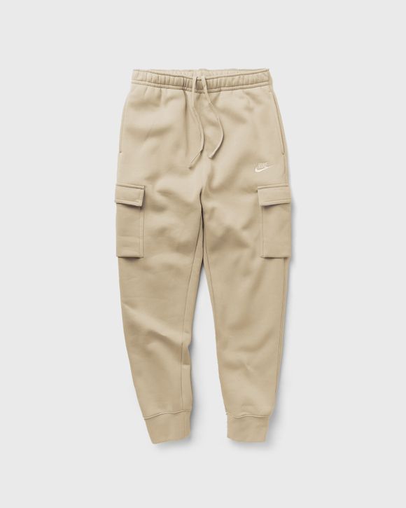 Nike Sportswear Club Fleece Cargo Pants Beige - RATTAN/RATTAN/WHITE