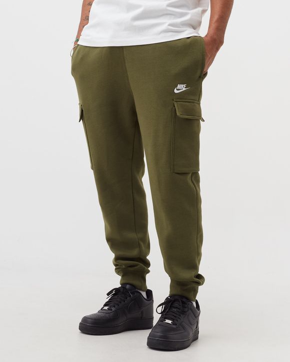 Nike Sportswear Club Fleece Cargo Pants Men's LARGE CD3129-334 Alligator  Green