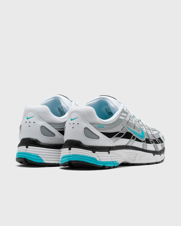 Nike NIKE P-6000 Grey - WHITE/DUSTY CACTUS-METALLIC SILVER-