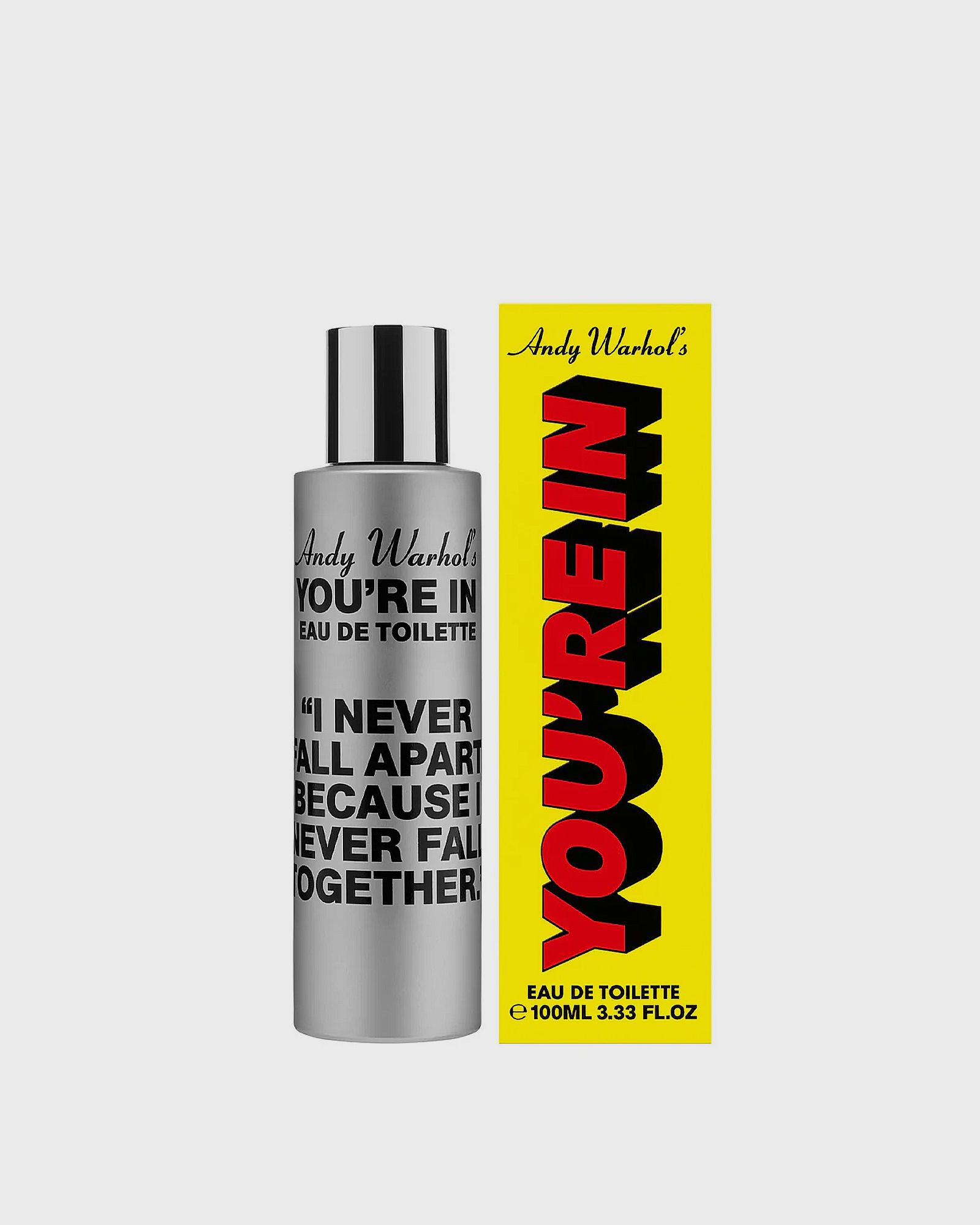 ANDY WARHOL: I NEVER FALL APART, BECAUSE I NEVER FALL TOGETHER 100 ml