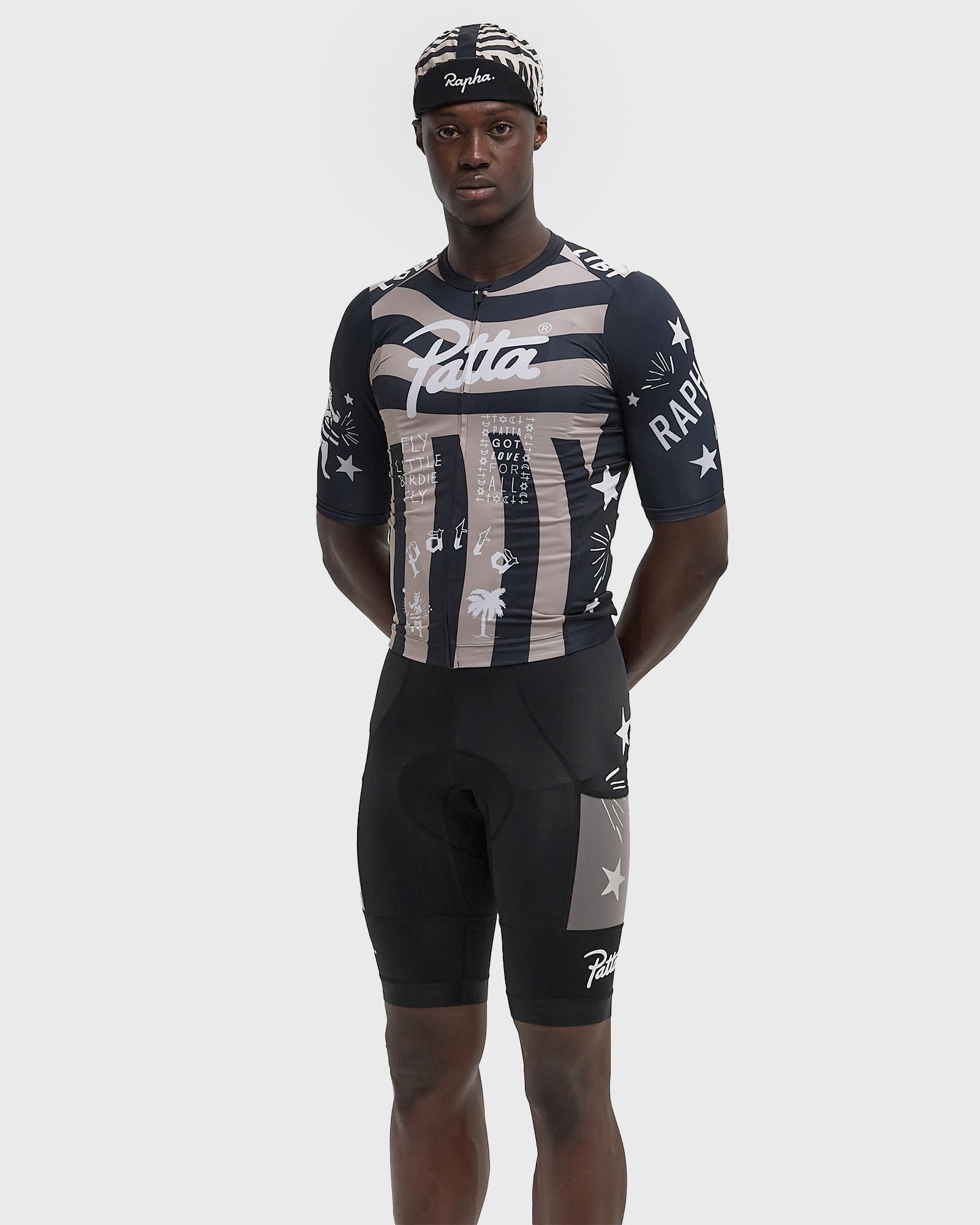 x Patta Pro Team Cargo Bib Shorts