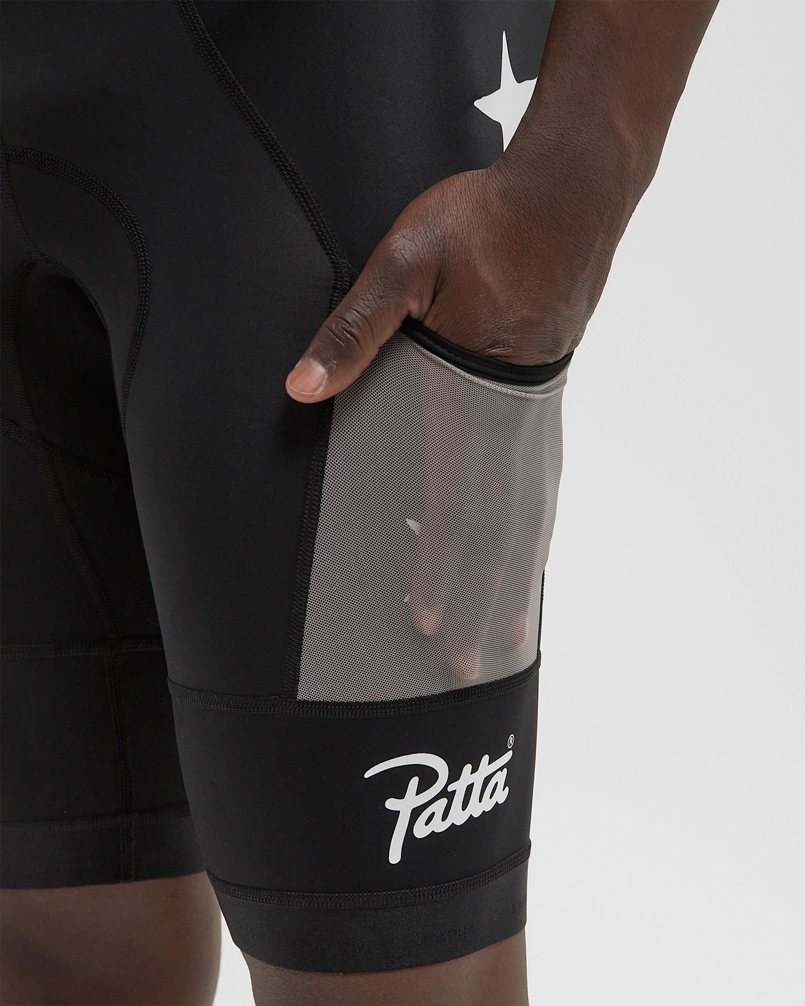 x Patta Pro Team Cargo Bib Shorts