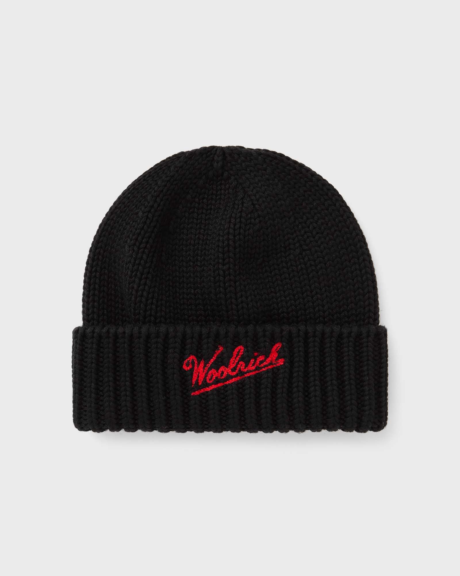 MERINO WOOL LOGO BEANIE