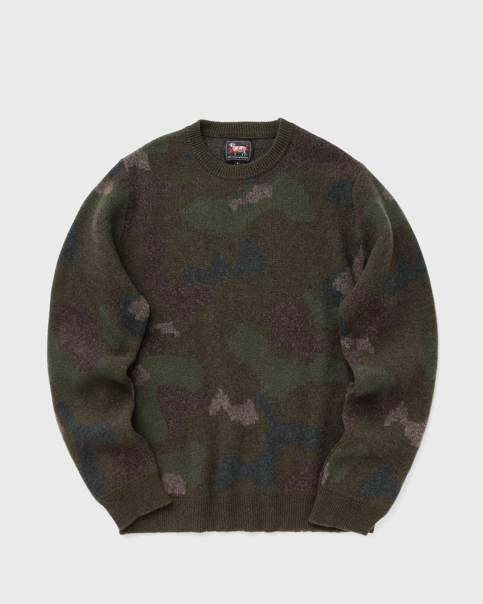 BLACK LABEL - LAMBSWOOL CAMO CREWNECK