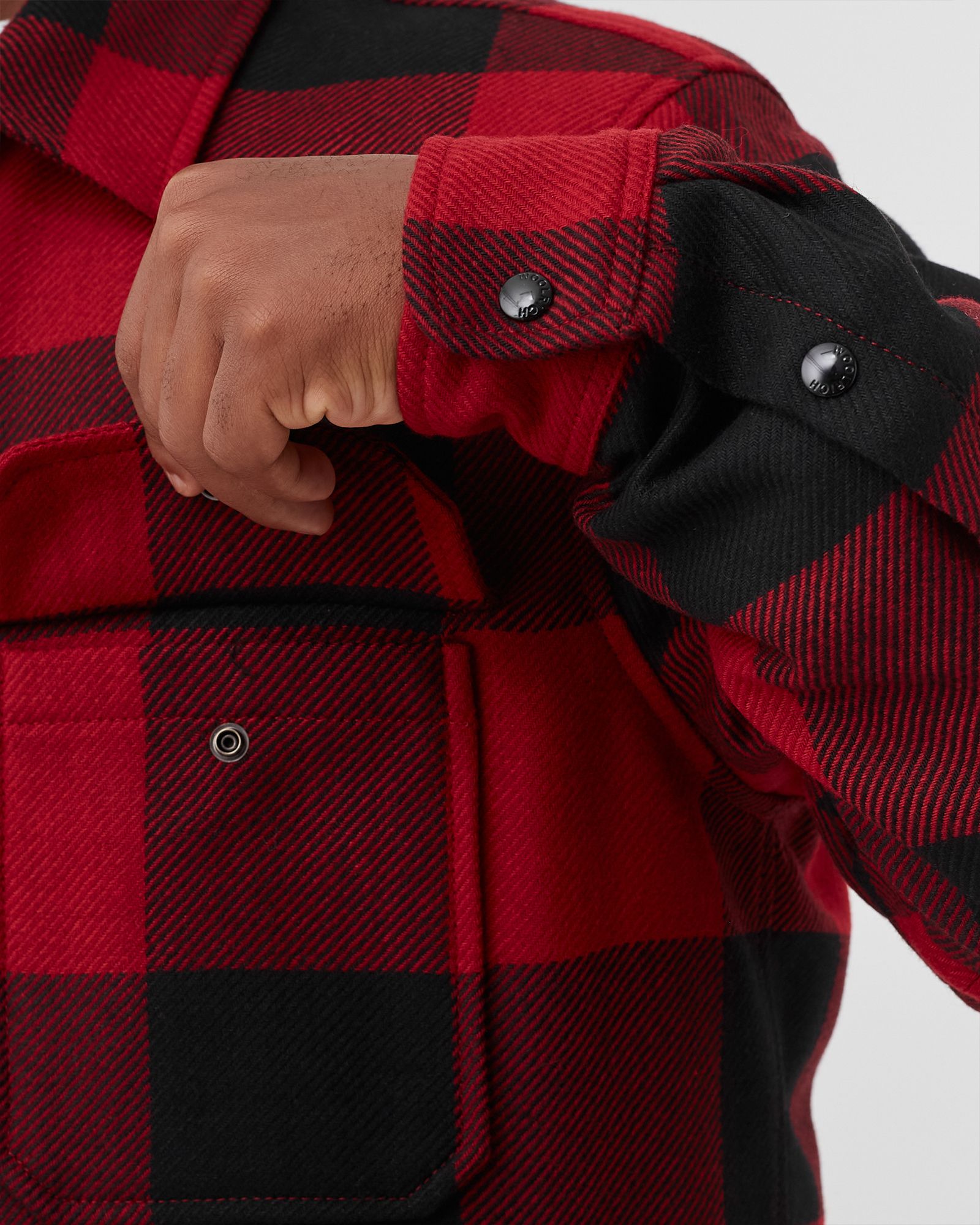 ALASKAN WOOL CHECK OVERSHIRT