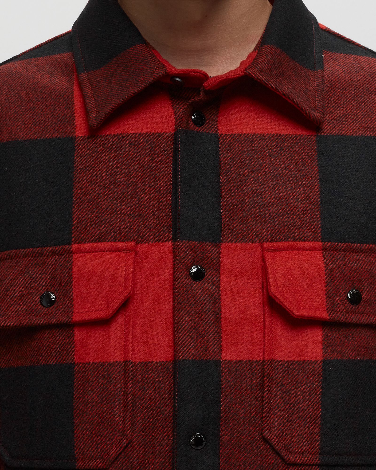 ALASKAN WOOL CHECK OVERSHIRT