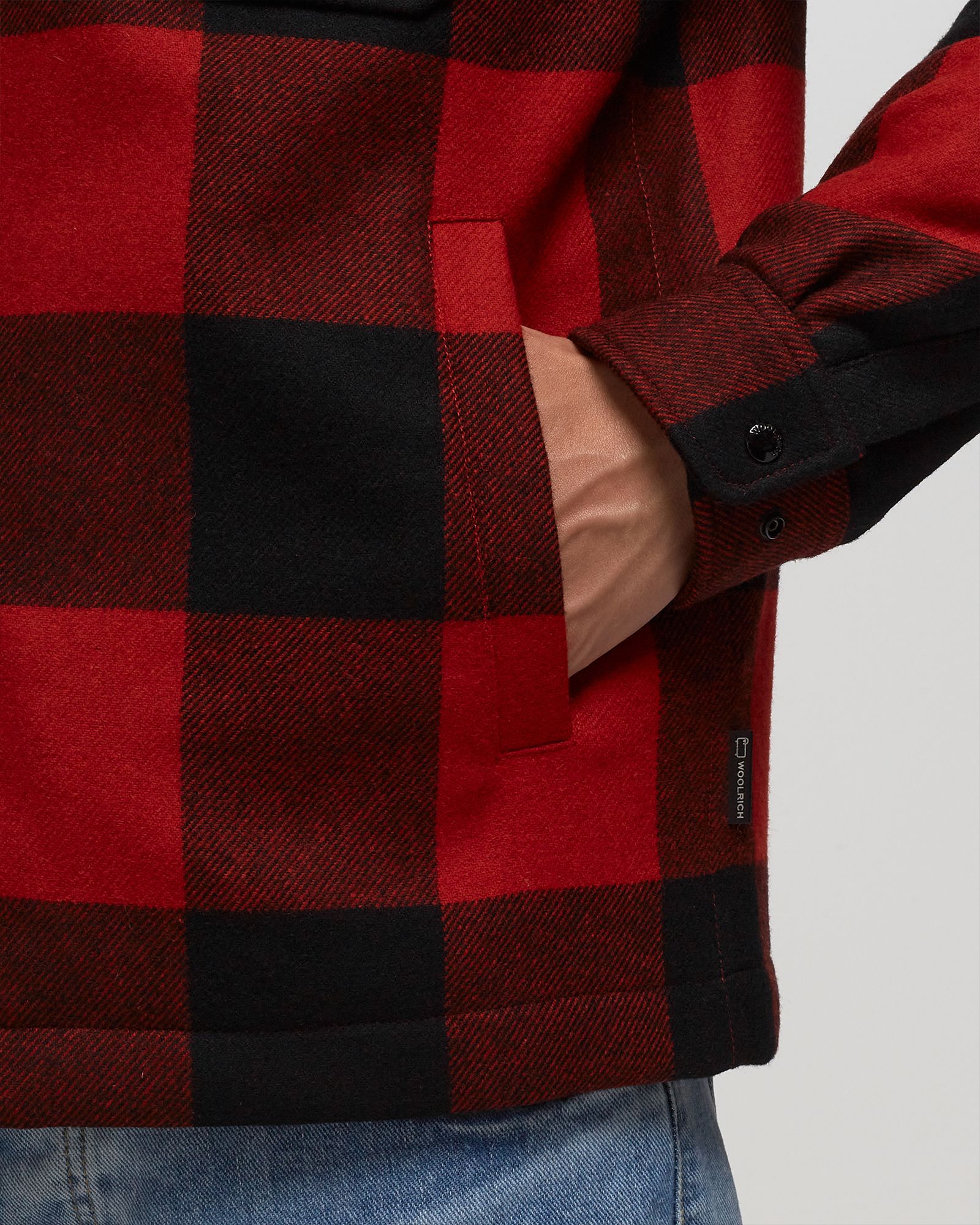 ALASKAN WOOL CHECK OVERSHIRT