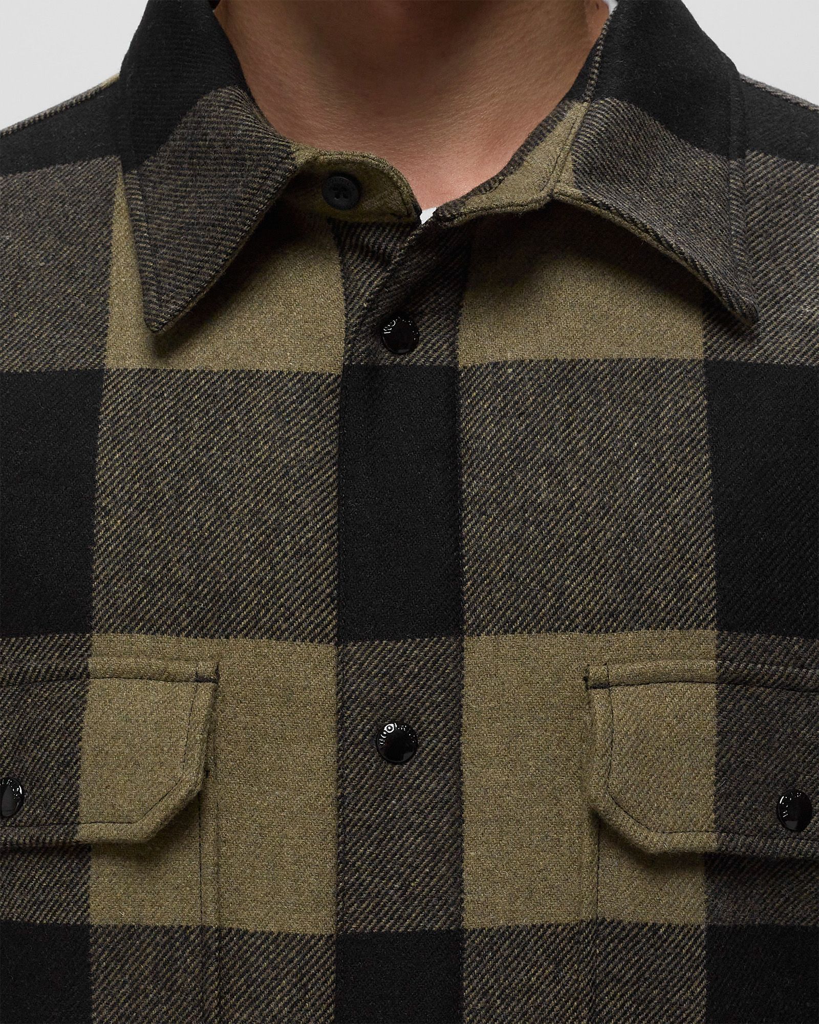 ALASKAN WOOL CHECK OVERSHIRT