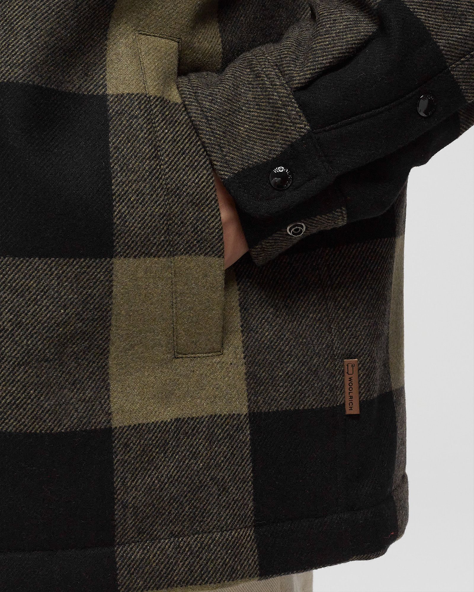 ALASKAN WOOL CHECK OVERSHIRT