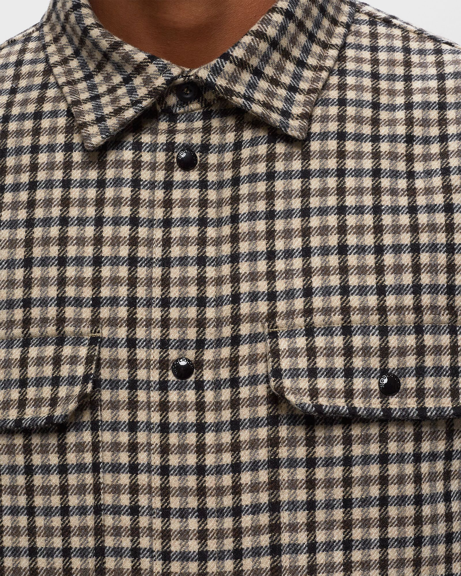 ALASKAN WOOL CHECK OVERSHIRT