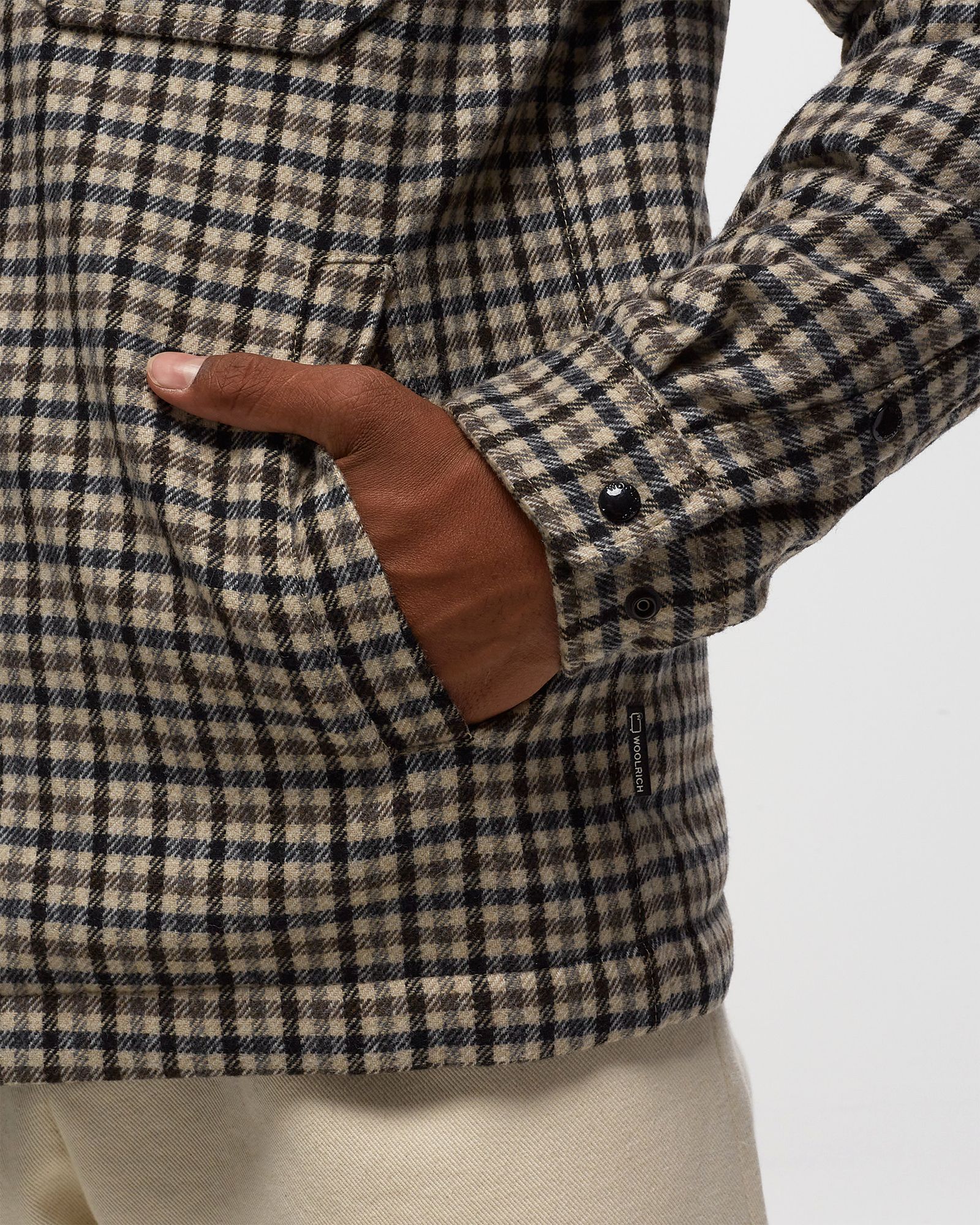 ALASKAN WOOL CHECK OVERSHIRT