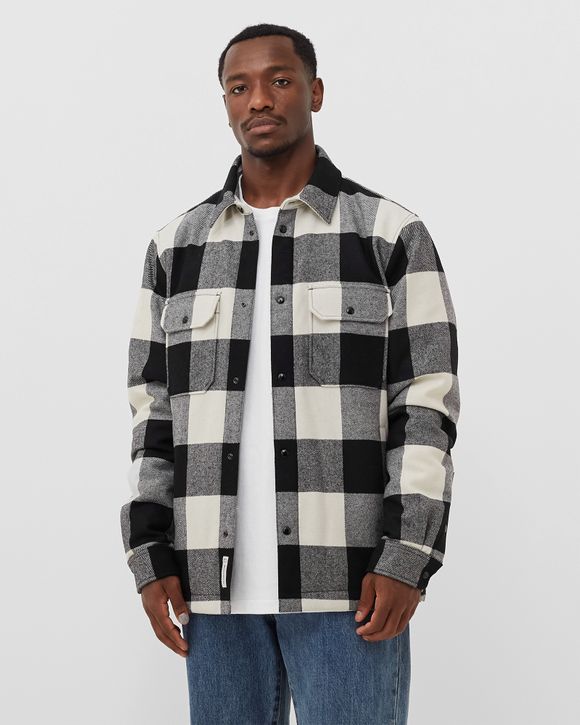 WOOLRICH ALASKAN WOOL CHECK OVERSHIRT White | BSTN Store