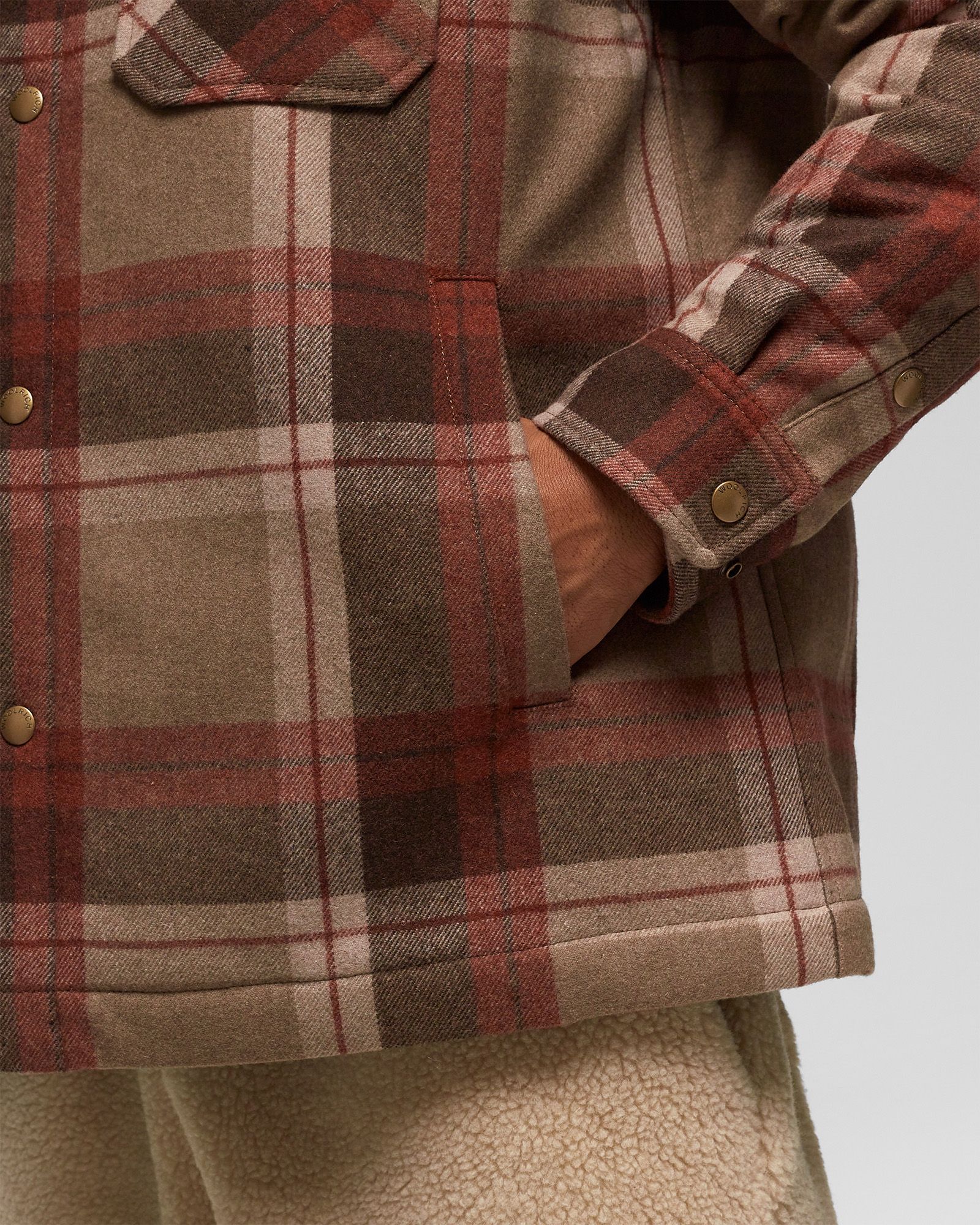 One of These Days x Woolrich FLANNEL OVERSHIRT