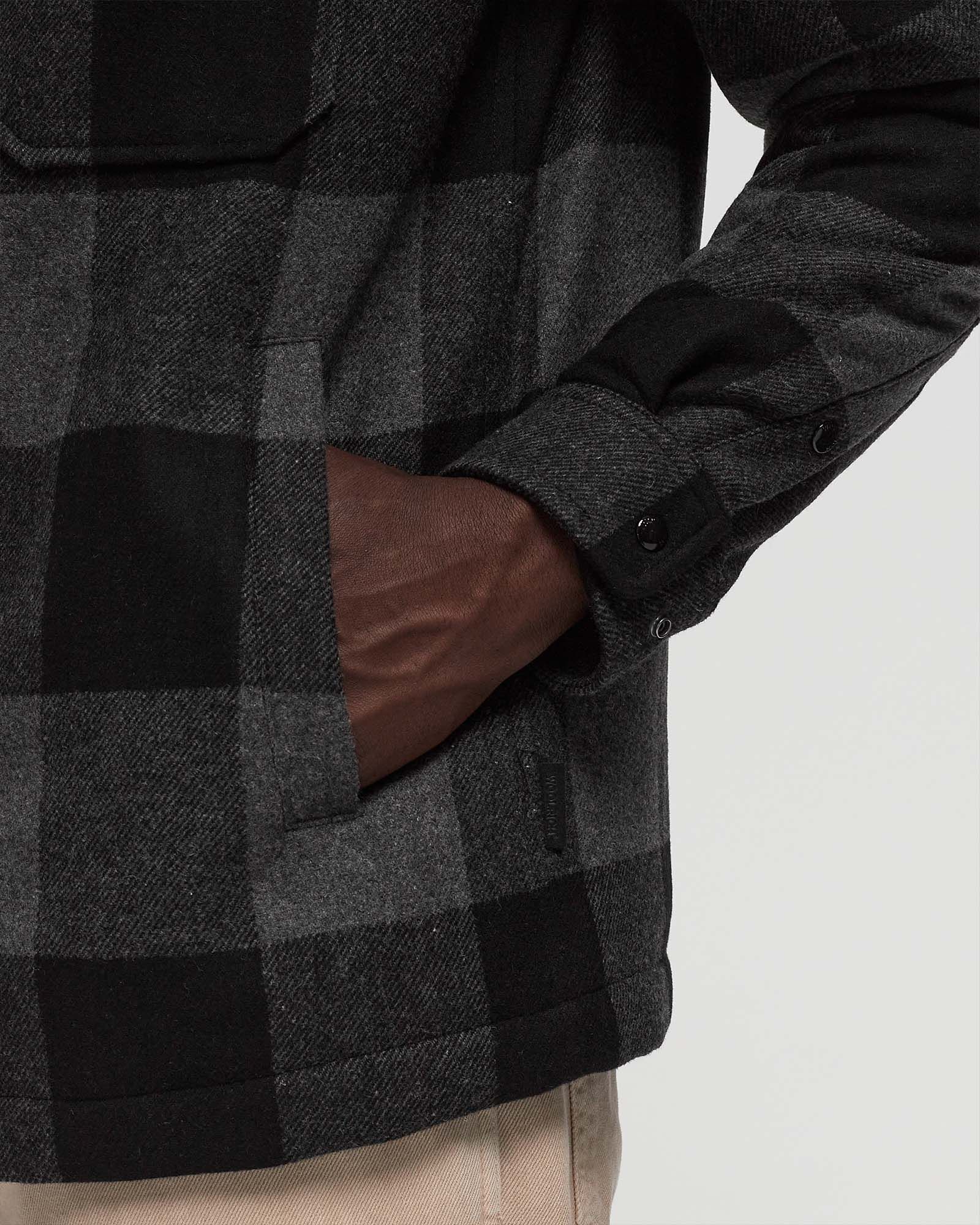 ALASKAN WOOL CHECK OVERSHIRT