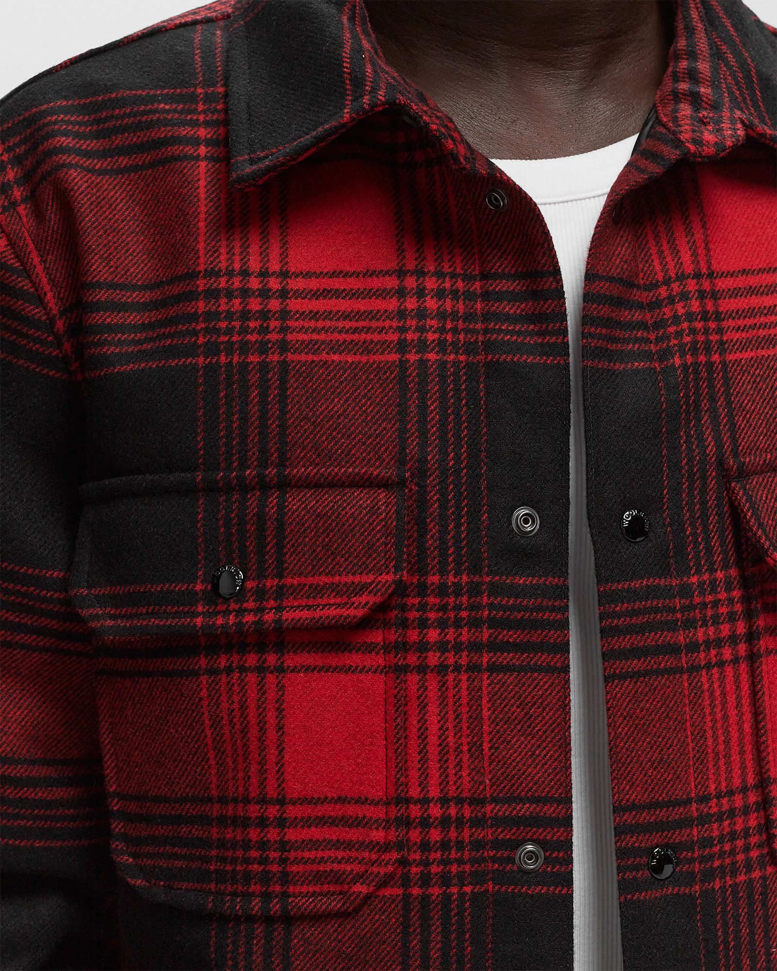 ALASKAN WOOL CHECK OVERSHIRT