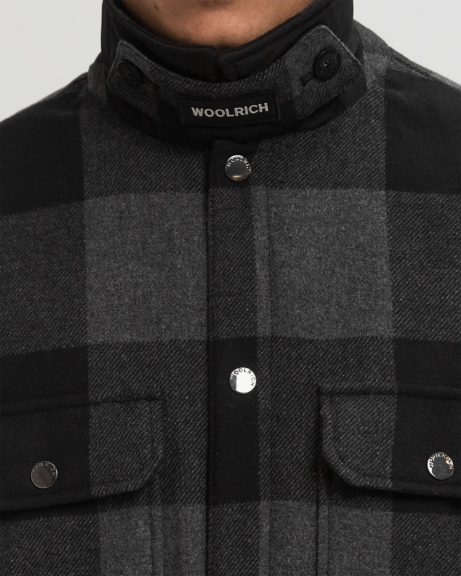 WOOL CHECK ALASKAN SHIRT JACKET