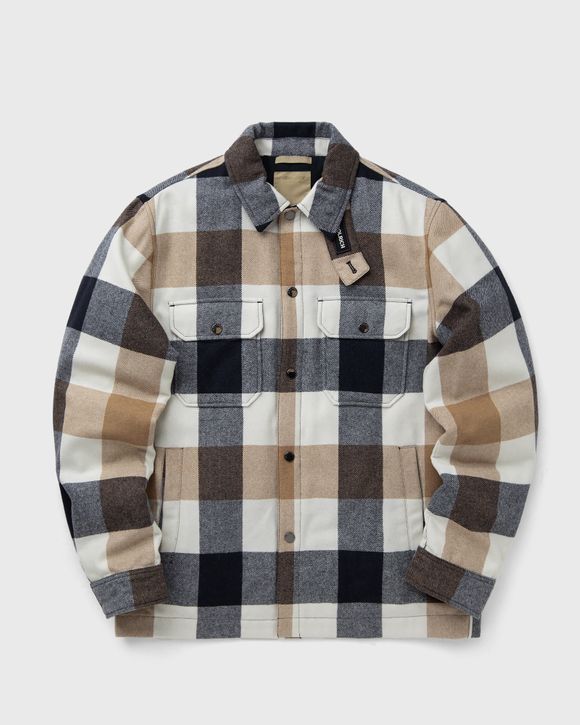 WOOL CHECK ALASKAN SHIRT JACKET