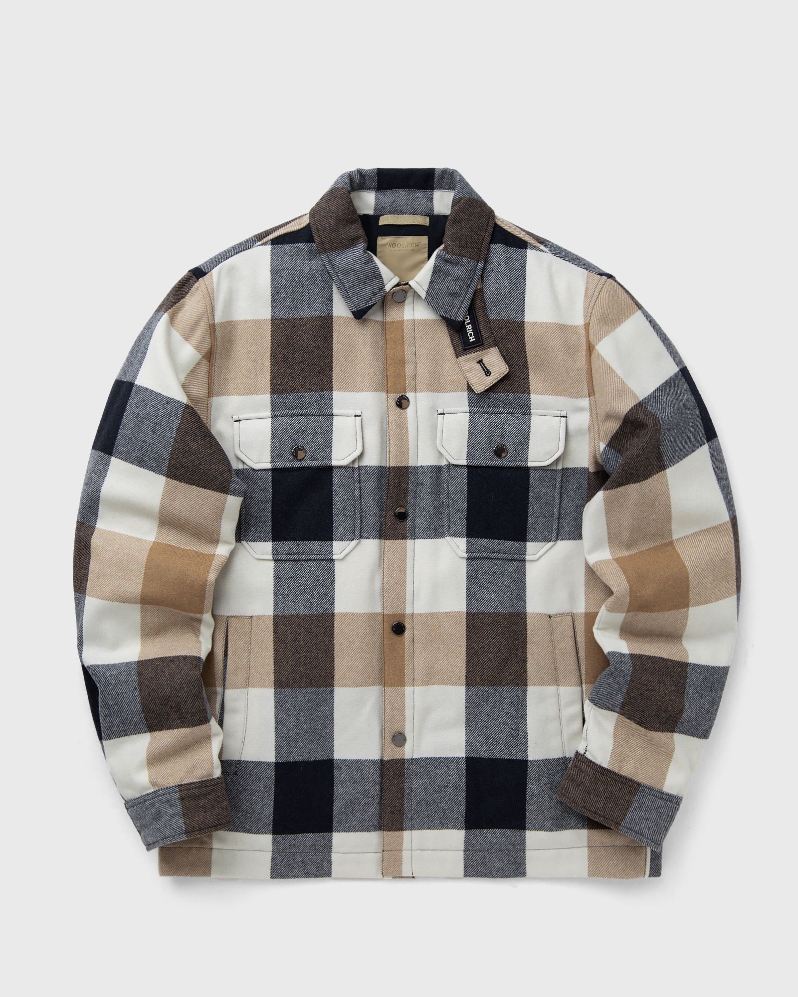 WOOL CHECK ALASKAN SHIRT JACKET