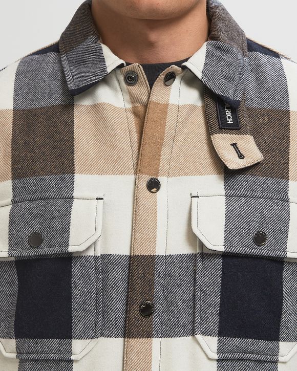 WOOL CHECK ALASKAN SHIRT JACKET
