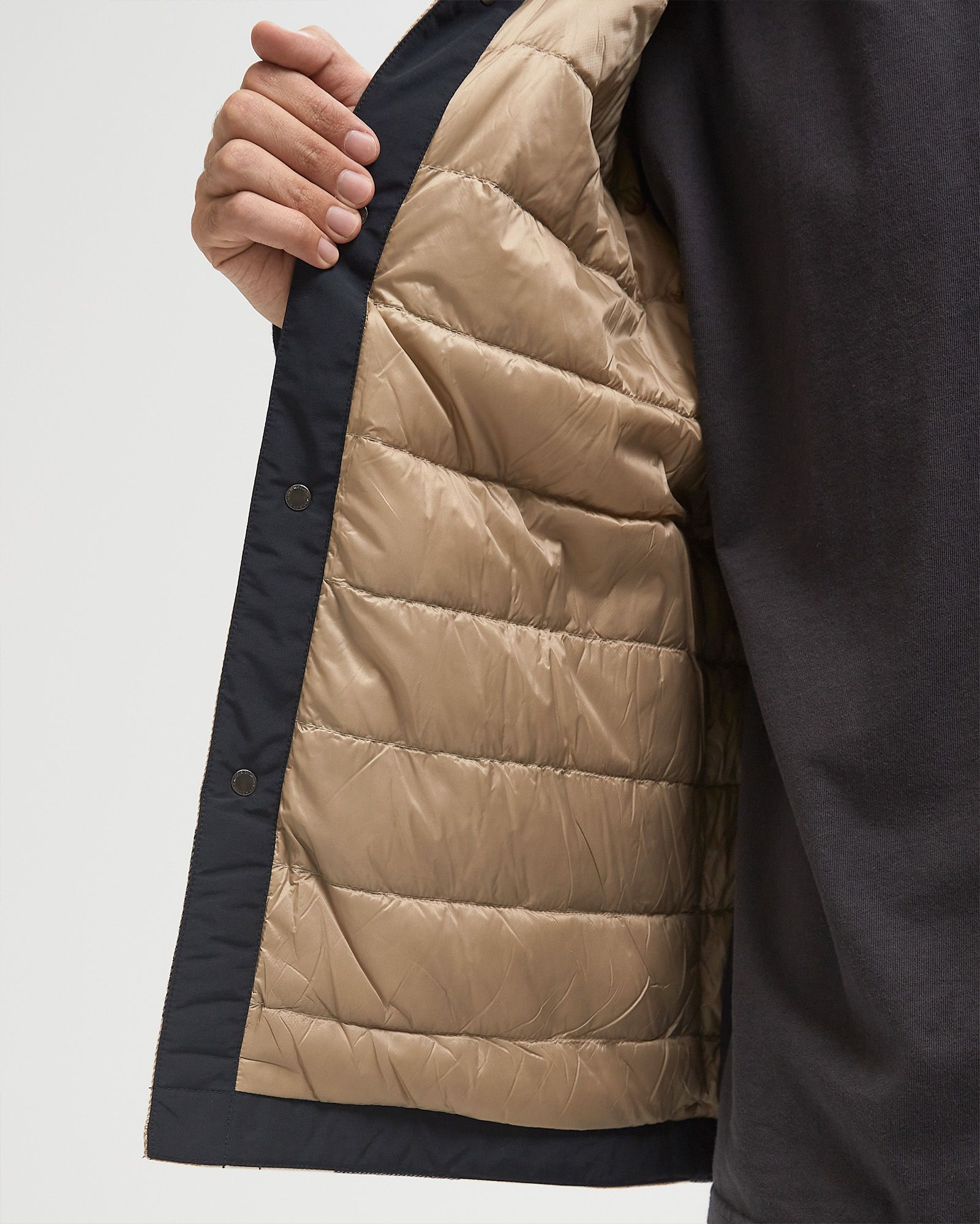 WOOL CHECK ALASKAN SHIRT JACKET