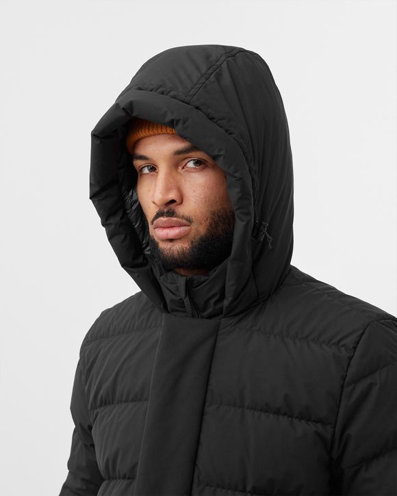 WOOLRICH HIGH TECH QUILTED GORE-TEX LONG JACKET Black - BLACK