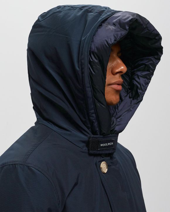 Woolrich zipped hooded parka - Blue