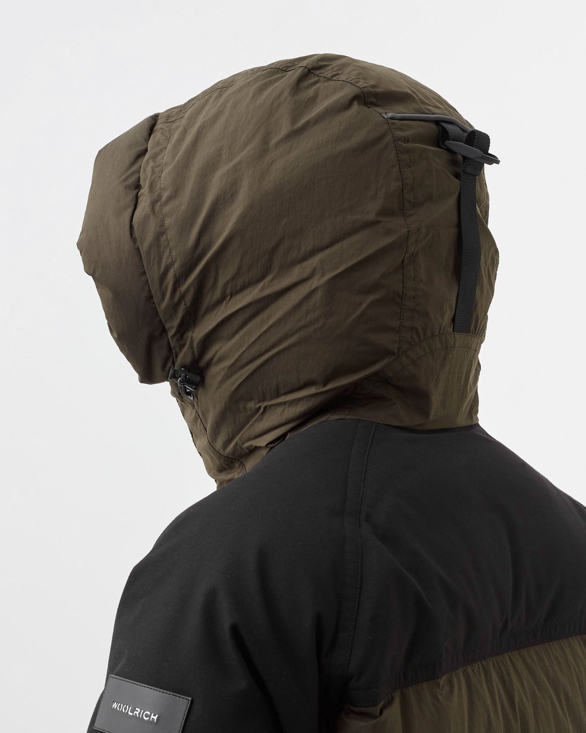 Woolrich Teton ミリタリーEVO DOWN WOOLRICH MIXED MEDIA TETON PARKA Brown | BSTN Store