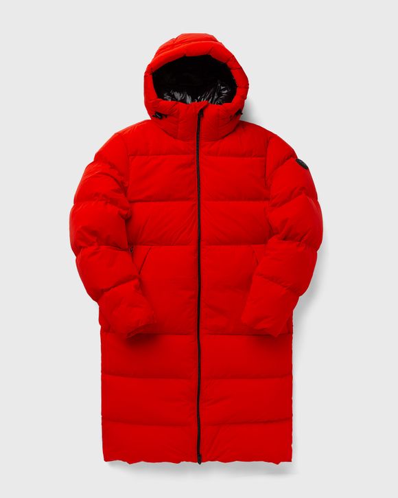 Red Nupste hooded Cloud down coat, The North Face x Undercover