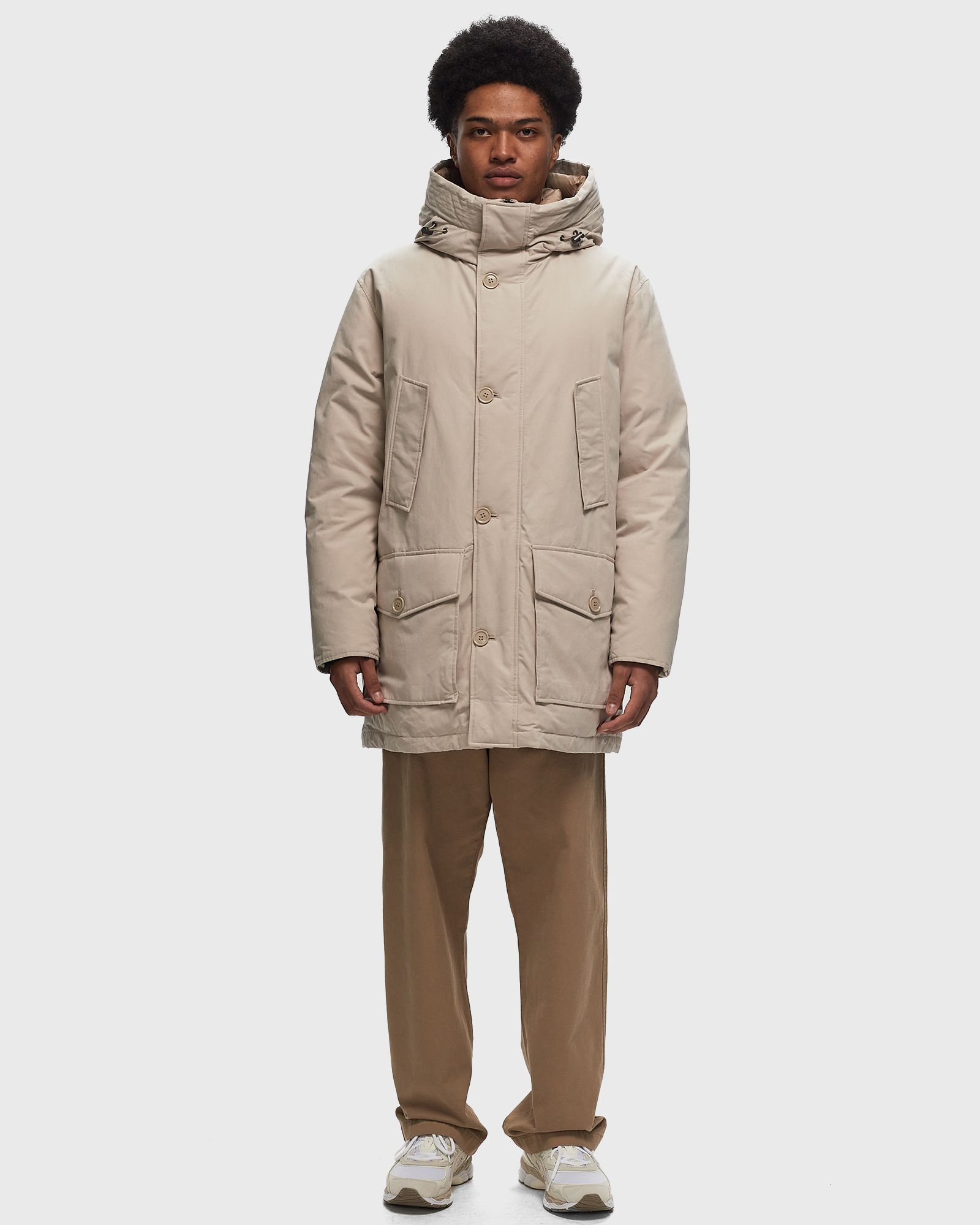 PEACHED COTTON ARCTIC PARKA
