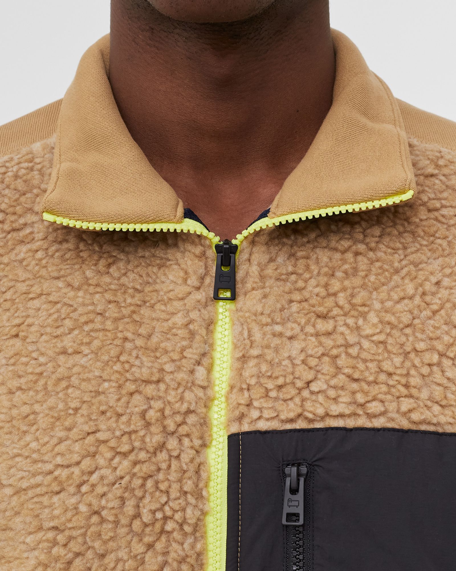 CURLY FLEECE FULL ZIP