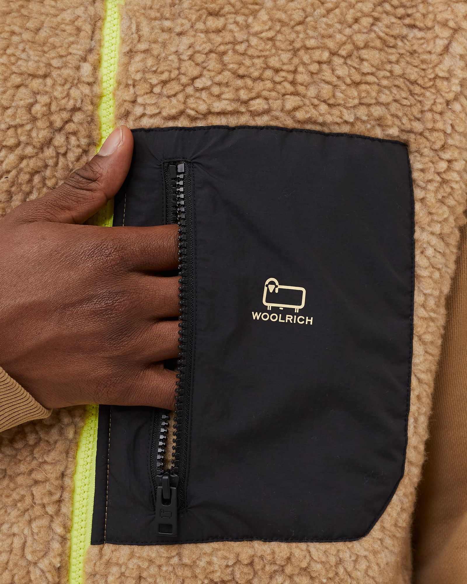 CURLY FLEECE FULL ZIP