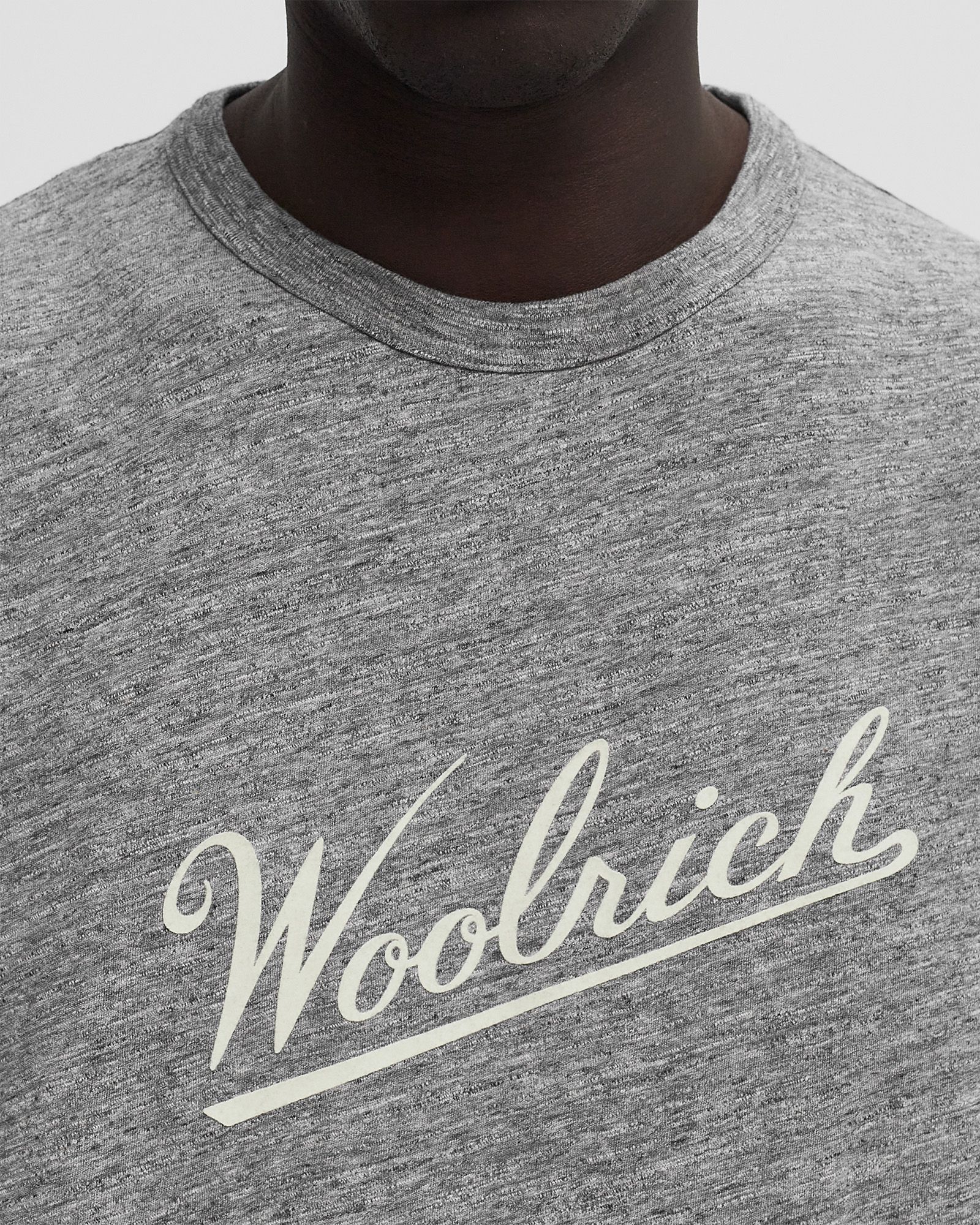 MOULINE JERSEY LOGO TEE