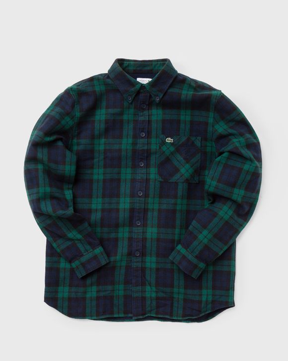 Lacoste CH3008 Checked Quilted Cotton Flannel Overshirt Lacoste Shirt BNWT