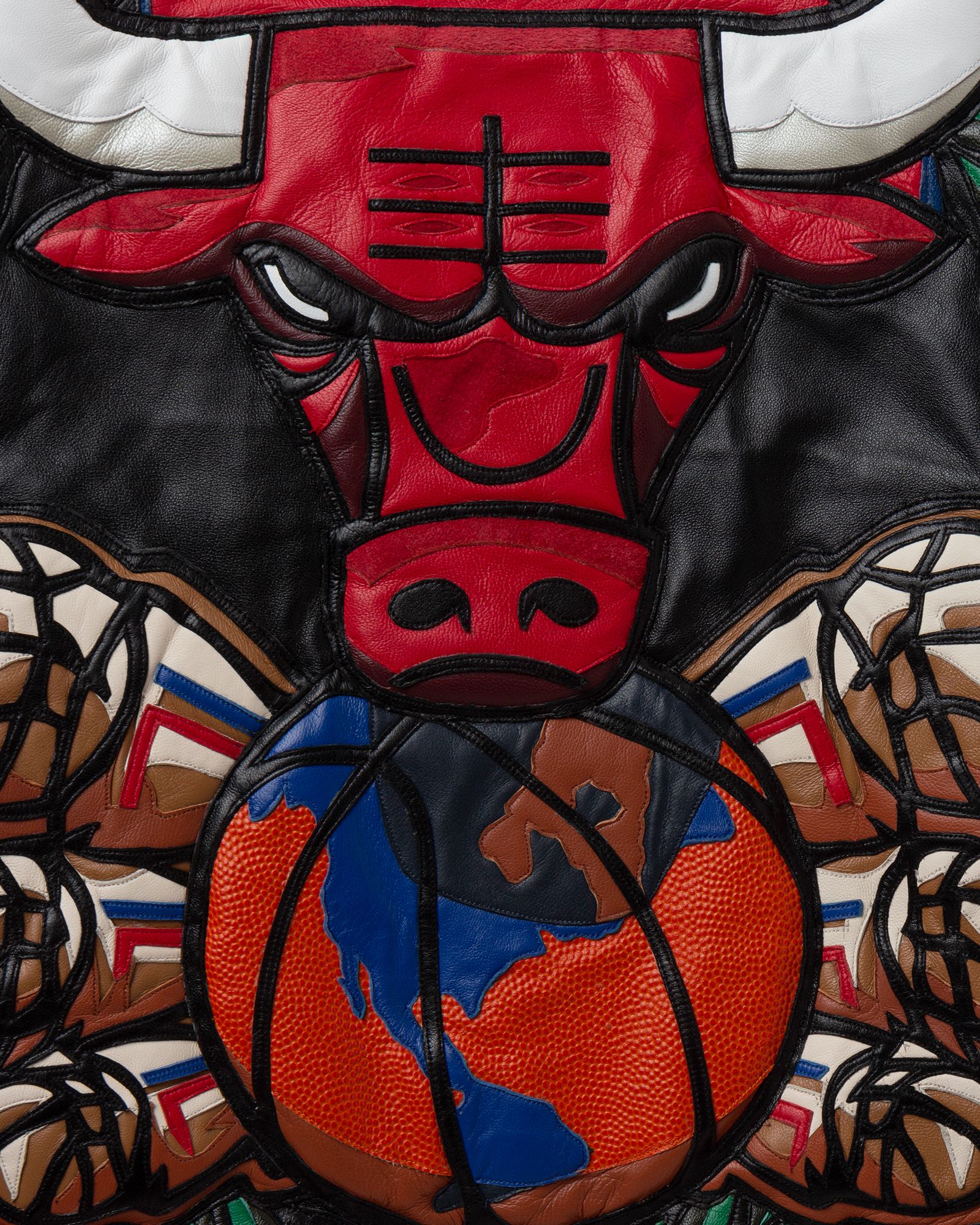 Chicago Bulls Three-Peat Leather Jacket