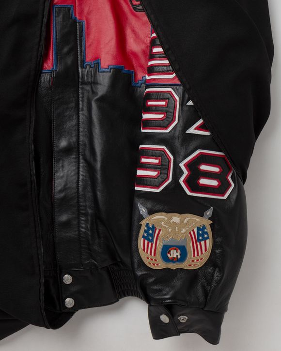 Three Peat Championship Jacket  Jeff NBA Finals Chicago Bulls Jacket