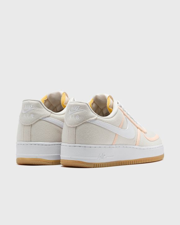 Nike AIR FORCE 1 07 PREMIUM Beige LIGHT CREAM WHITE CRIMSON TINT