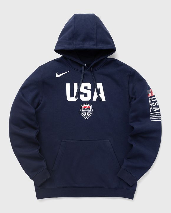 Nike USA Basketball Club Fleece Hoodie Blue | BSTN Store
